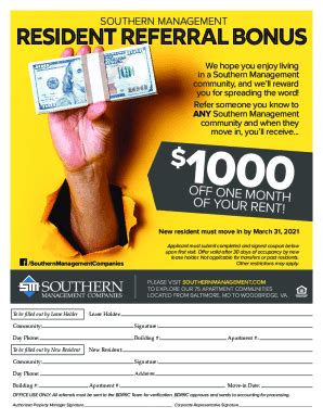 resident referral flyer|10 Ways to Build a Successful Resident Referral .